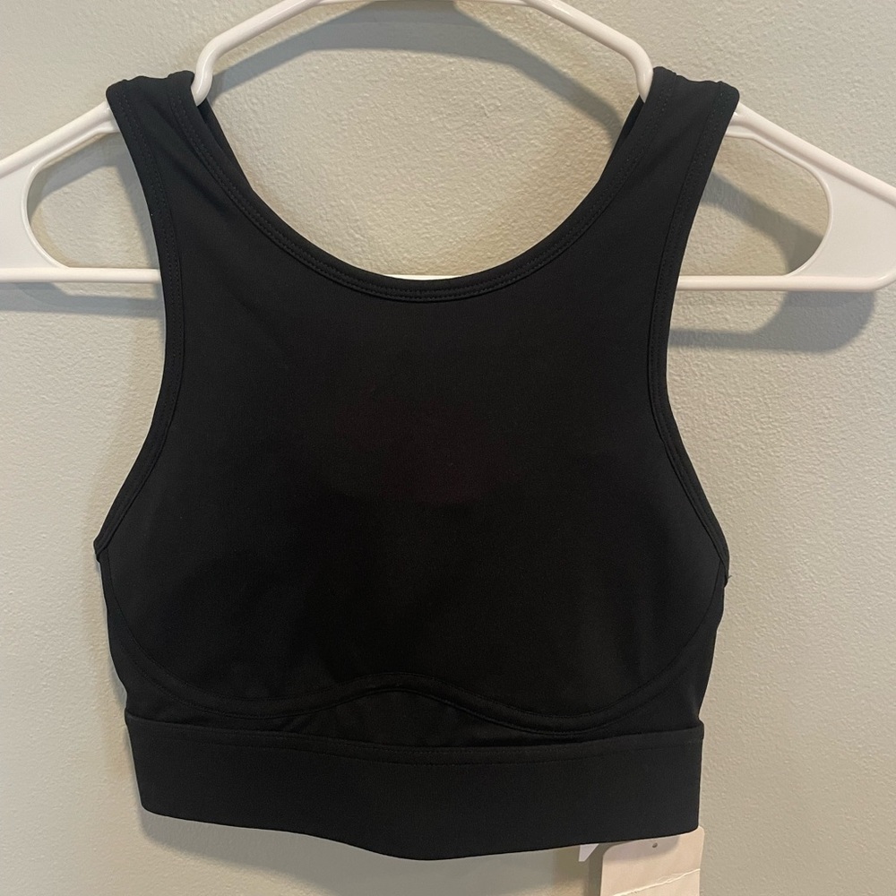 Fabletics Blare Cross-back High Impact Sports Bra Women’s Size XS NWT Black